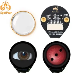 Electronic EYE 0.71 inch Round LCD Display Screen For Arduino Raspberry Pi ESP32 Pico STM32