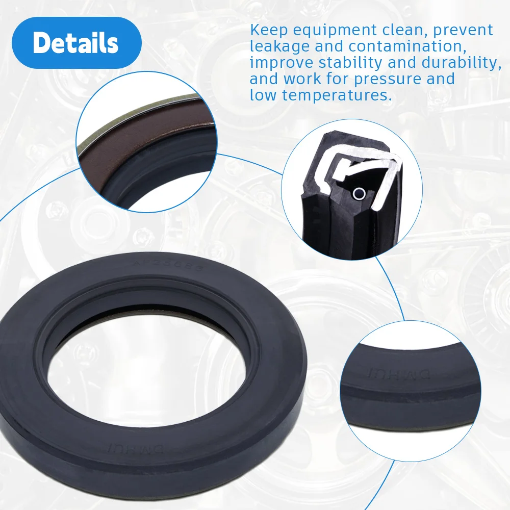 DMHUI  Pressure oil seal 45x68x12mm TCN Type NBR material for Kawasaki K3V112, 14T, Carter SPK10/10 ISO9001:2008