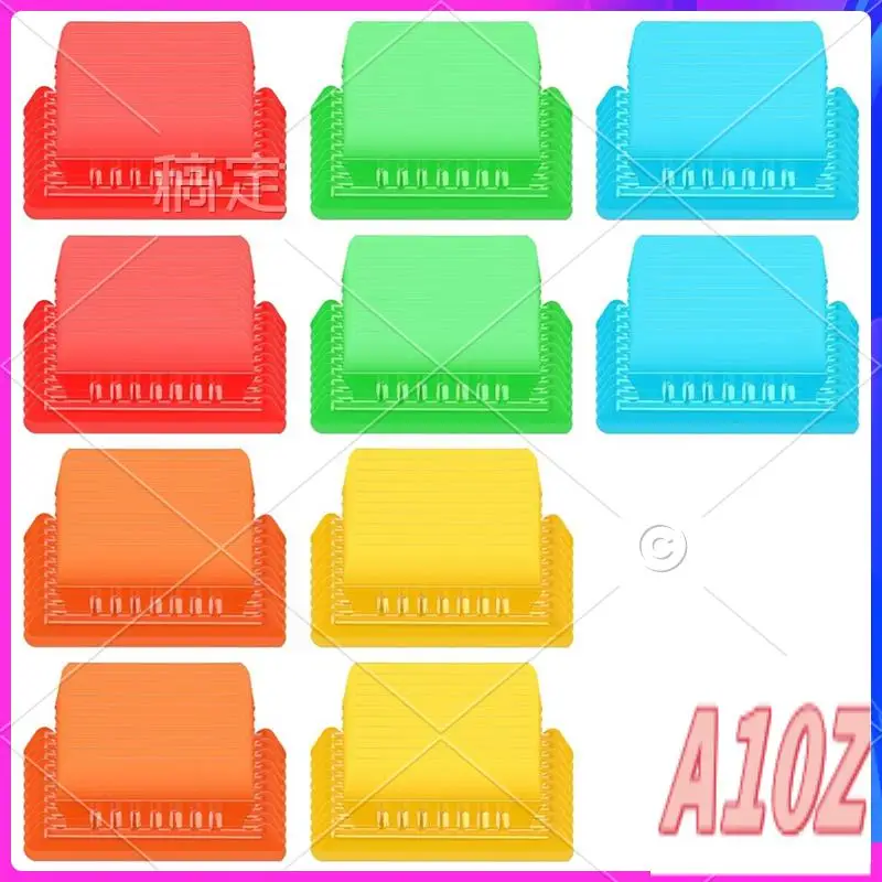 0Z-100 stuks 3,15 inch hangende bestandsmaptabbladen inzetstukken plastic hangende bestandstabbladen veelkleurig