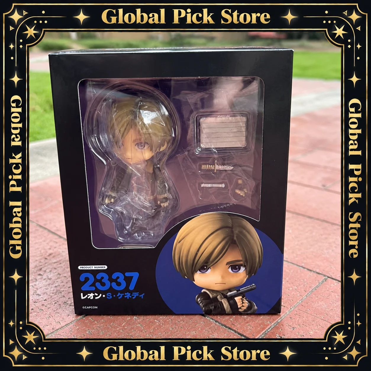 New  #2337 Ada Wong & Leon S. Kennedy Resident Evil Anime Figure Set  Swappable Faces Movable Joints Action Figure Gifts