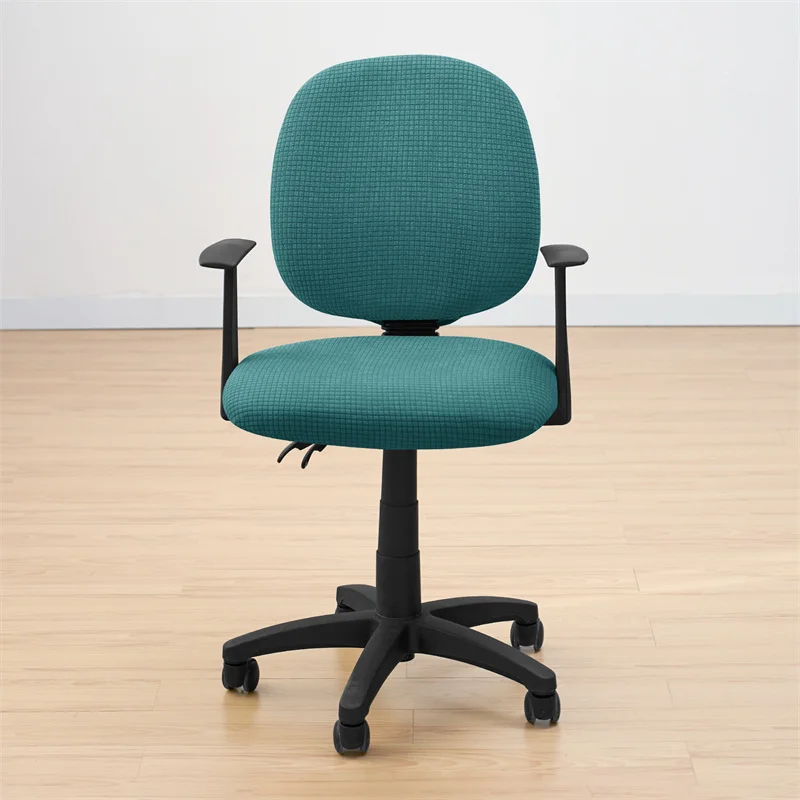 2 teile/satz Wasser Abweisend Büro Stuhl Abdeckung Polar Fleece Stretch Computer Stuhl Schonbezüge Rotierenden Gaming Sitz Abdeckung Schutz – Detail 18