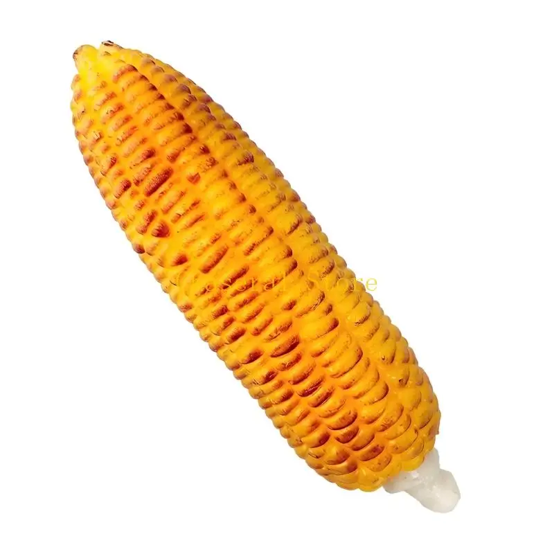 E7CE Creative Shapable Stress Relief Gadget Grilled Corn Durable TPR Material For Hand Exercise
