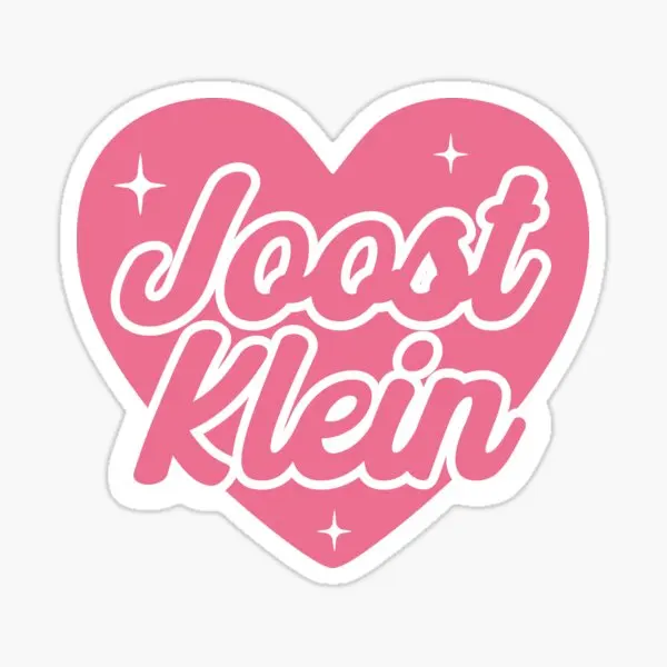 Joost Small Heart Pink 5PCS Stickers for Decorations Stickers Cute Kid Art Background Funny Anime Water Bottles Luggage Car