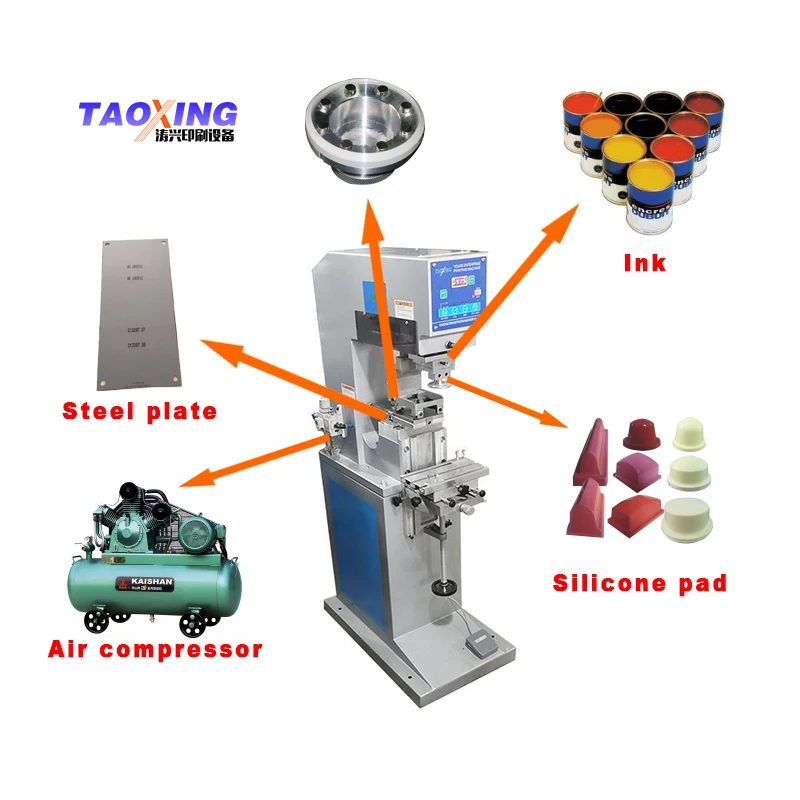 Easy Operate TXD-225-90 Single Color Ink Cup Pad Printer