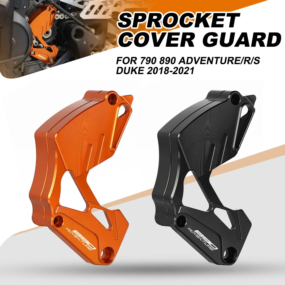 

Motorcycle Chain Cover Guard Front Sprocket Guard Protector FOR 790 890 ADVENTURE/R/S Duke 2018 2019 2020 2021 Accessories