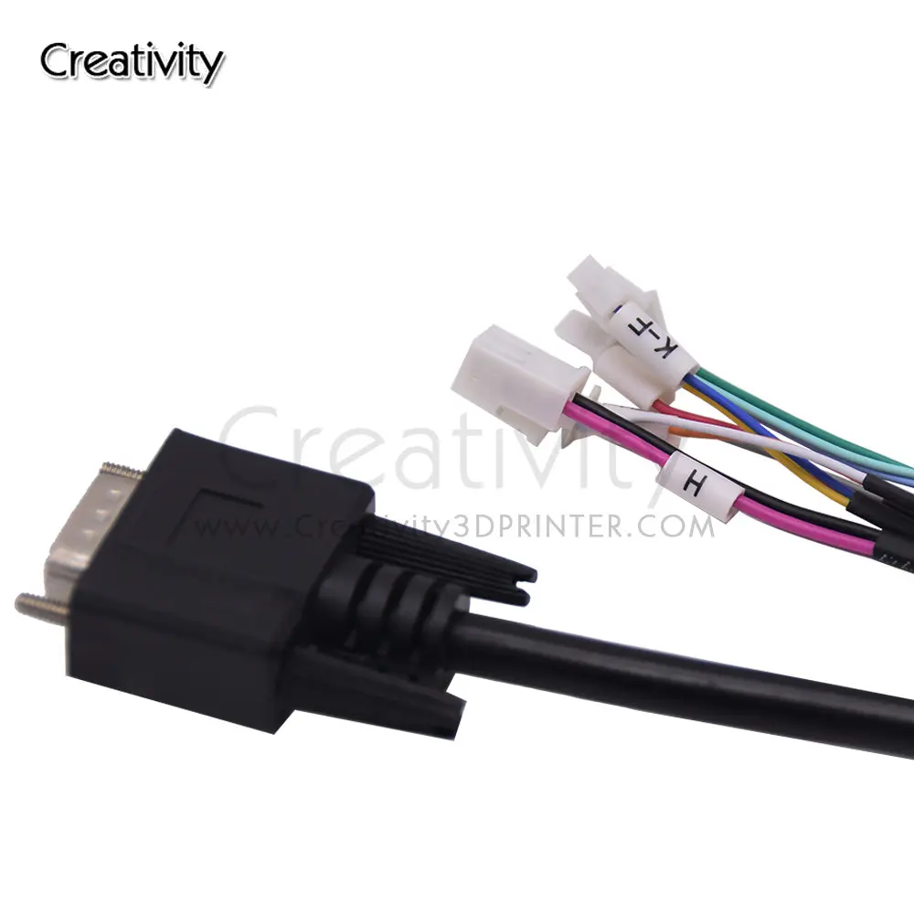 3D Printer Extrusion/Nozzle Heating/Temperature Control with VGA Signal Cable Transmission Motherboa for Most 3D Printers