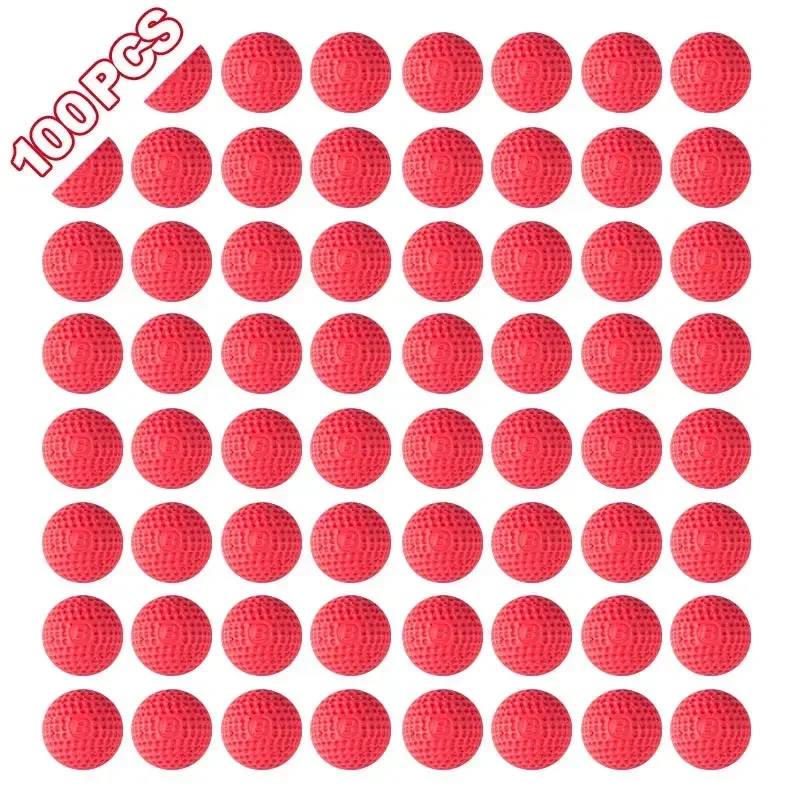 RoundsSoftFoam-Balles de recharge Apollo pour Rival Toys, série de pistolets jouets, extérieur, amélioration des balles d'entraînement, cadeau pour enfants, 100 balles