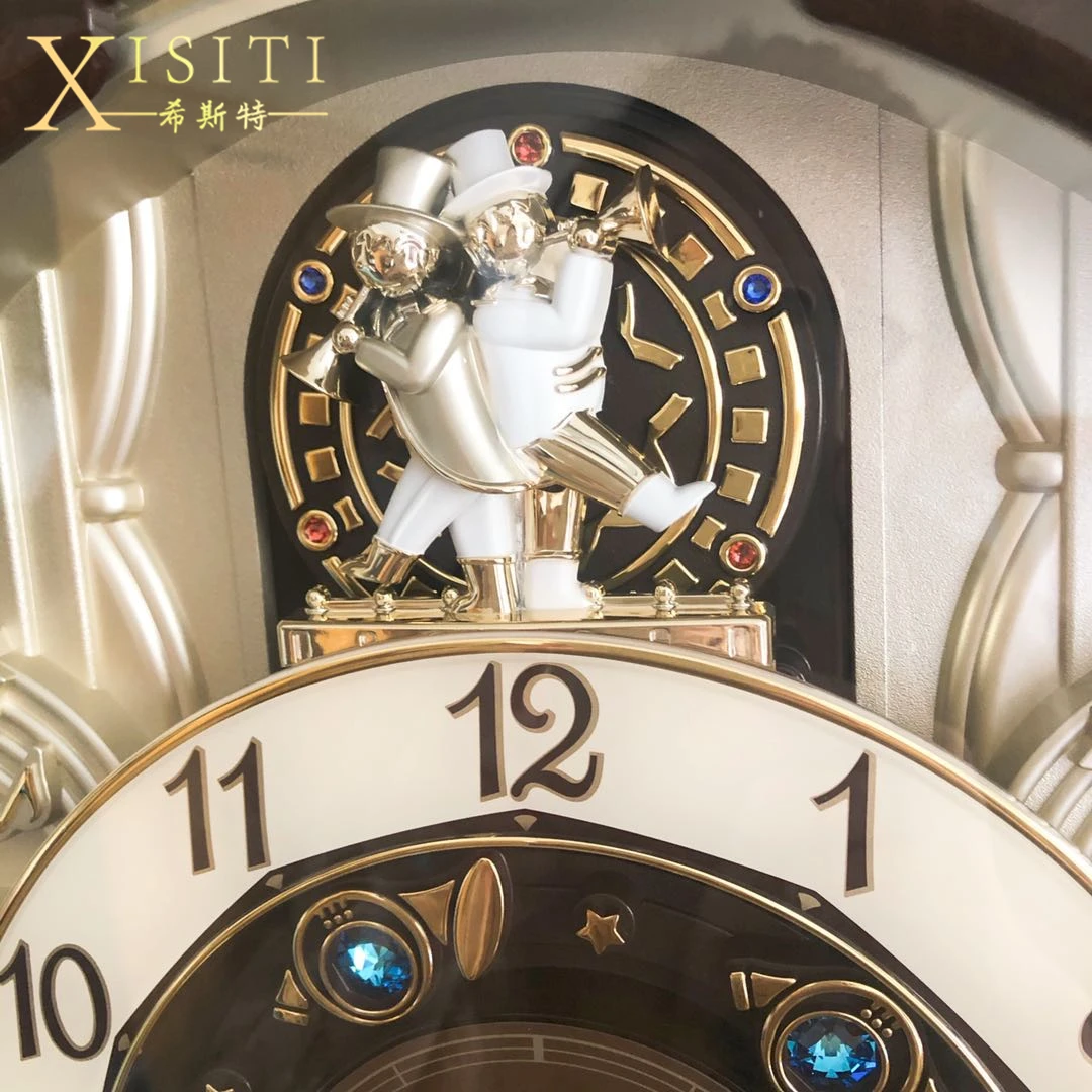 Zegar ścienny do salonu w stylu vintage