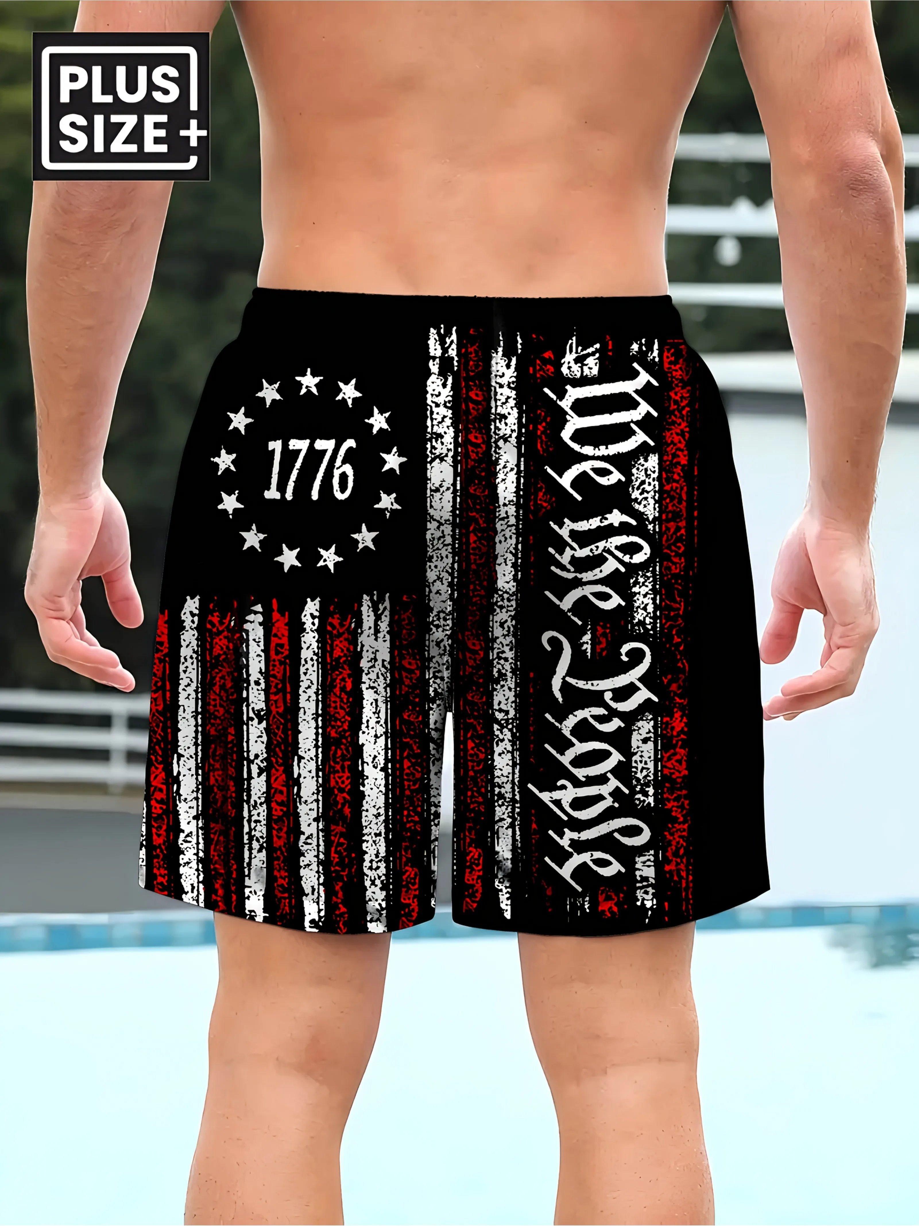 2026 Model Beach Vacation Shorts, Independence Day Commemoration, Suitable for Both Men and Women, Family Wear, Kids
