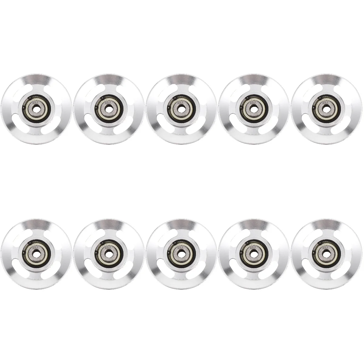 10 Pack Aluminum Alloy Pulley Accessories Lift Load Bearing Wheel Outdoor Fitness Tool