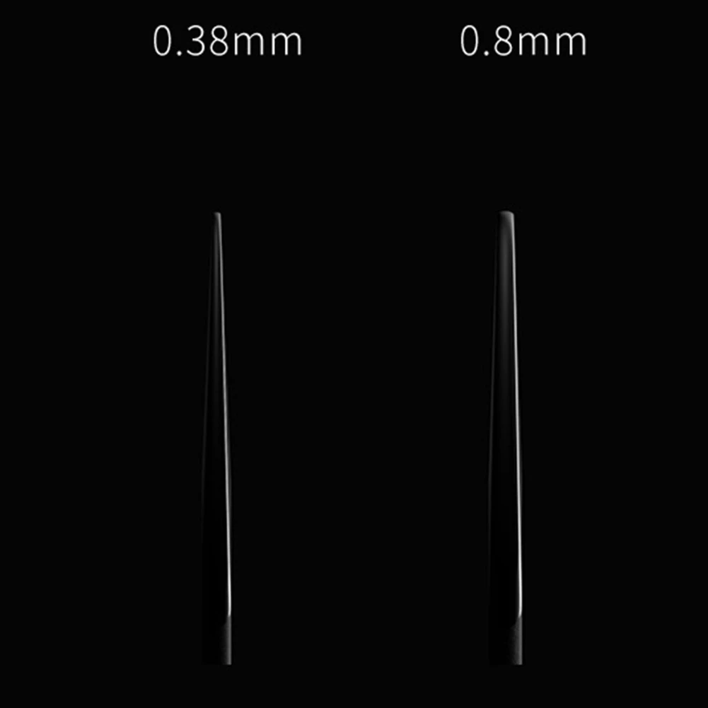 Plectres de guitare ABPF 2 en 1, pratiques pour tirer et glisser harmonieusement, épaisseur 0,38 mm et 0,8 mm