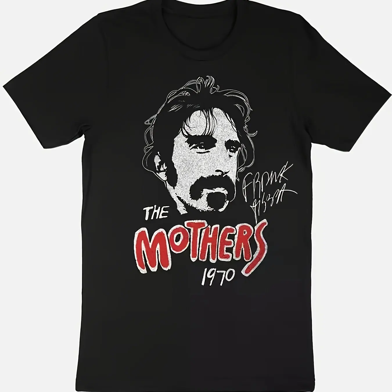 Camiseta Vintage de los años 70 de Frank Zappa para Hombre y Mujer, Camiseta Gráfica Retro de Frank Zappa Unisex para Hombre y Mujer, para Todas las Temporadas