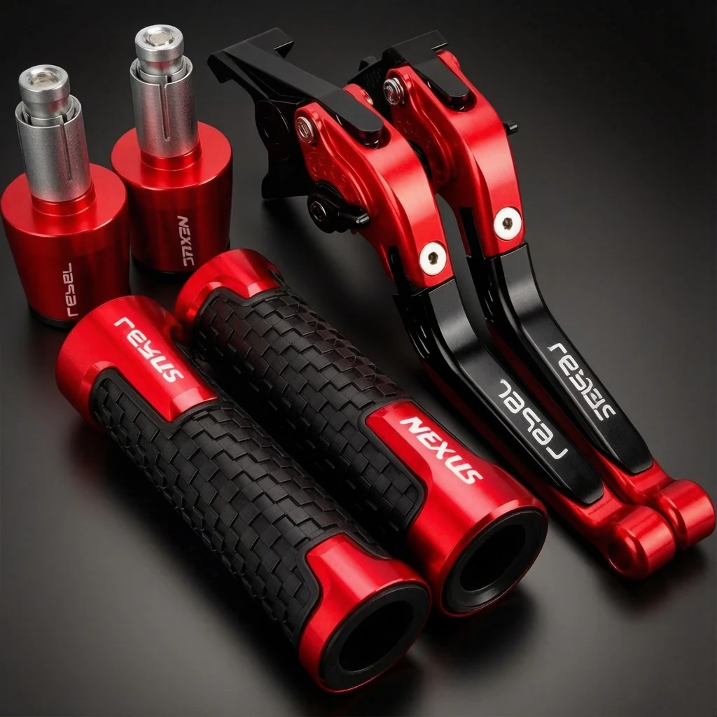 

For GILERA Nexus 125 250 300 E3 Nexus250 Scooters Motorcycle Clutch Lever Brake Levers Handlebar Handle Hand Grips Ends