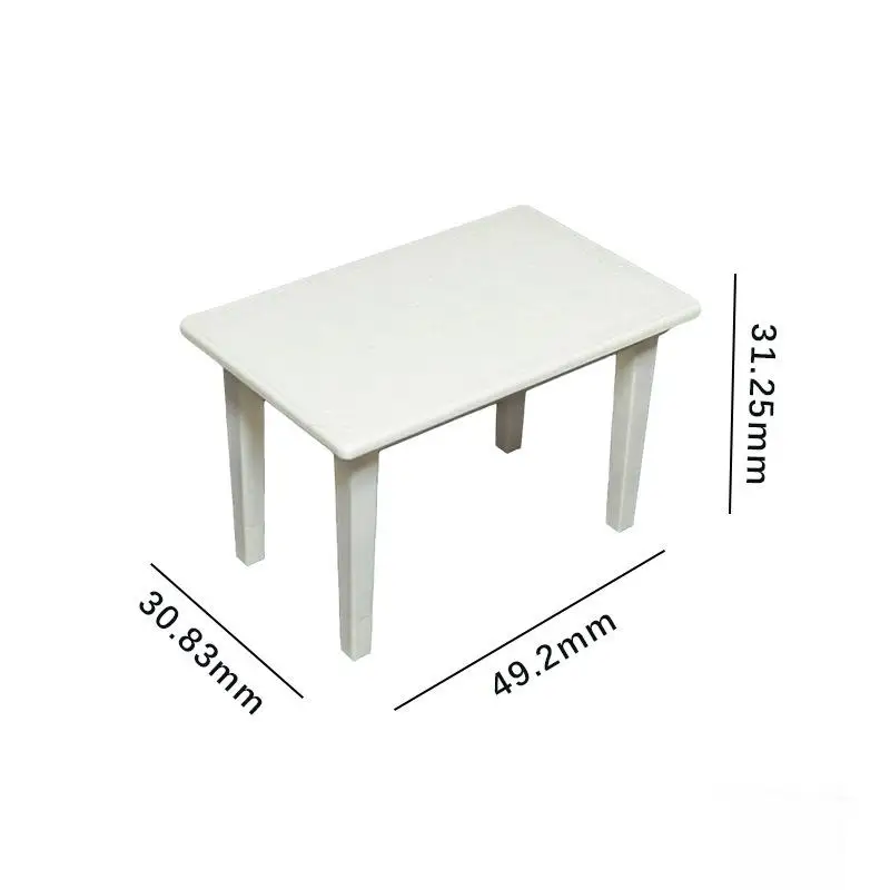 【M】1 Set Mini Retro American Chair Sofa Living Room Furniture Pretend Play Toy New 1:12 Dollhouse Simulation Sofa Model - view 5