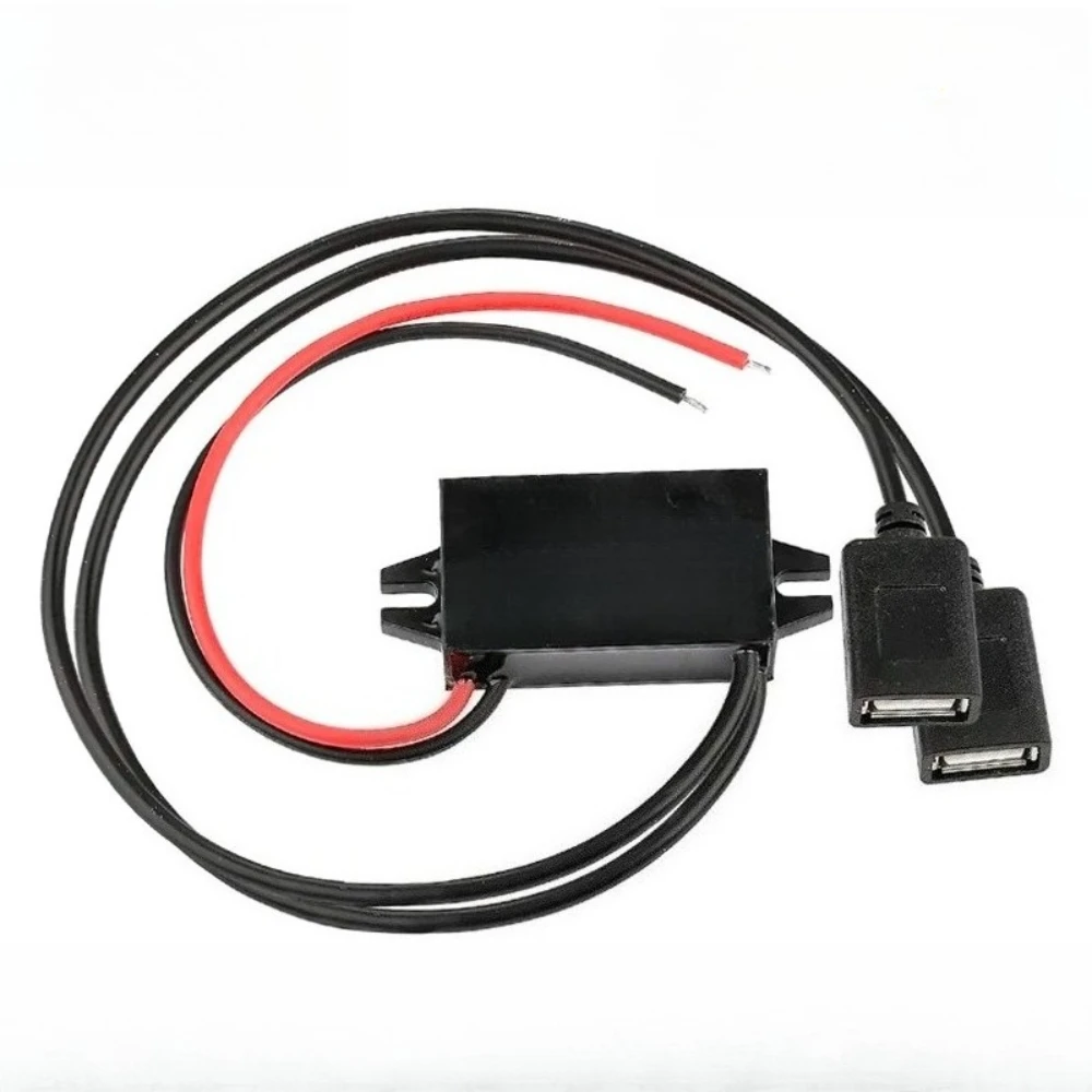 DC（12V/24V） to5V3A15W Car Power Converter Type-C USB Supply Output Adapter with Reverse Protection Step Down Voltage Power