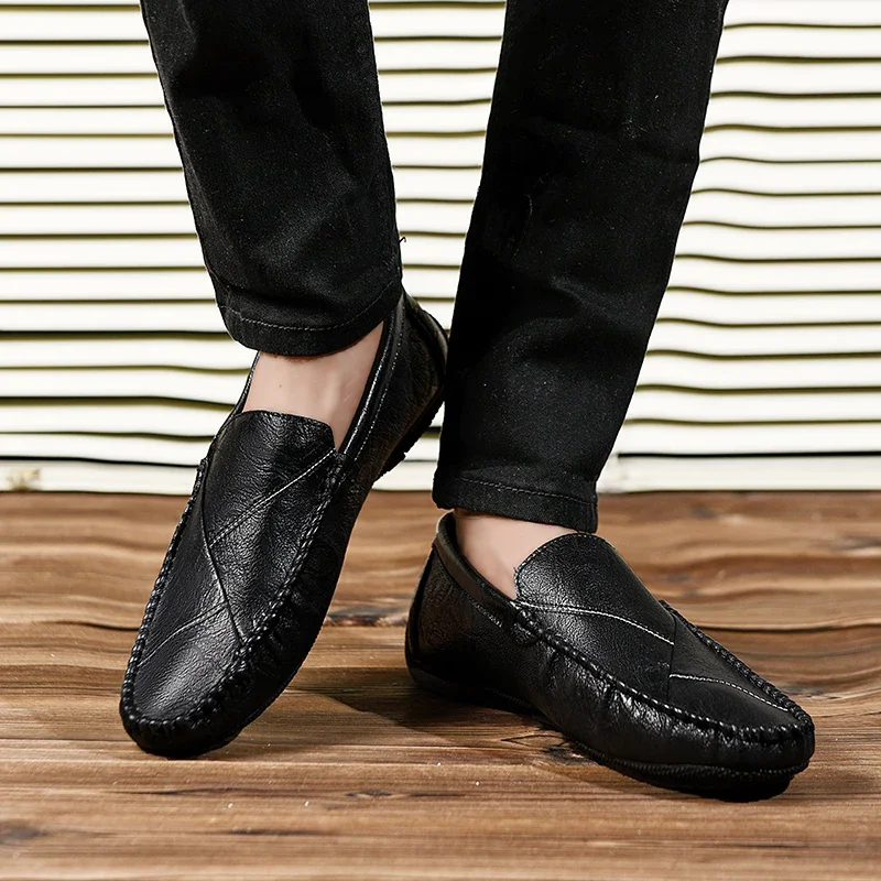 Men's Comfortable New Driving Shoes Casual Flats Breathable Non Slip Party Loafers Comfortable Walking Fashion Brand Men's Shoes