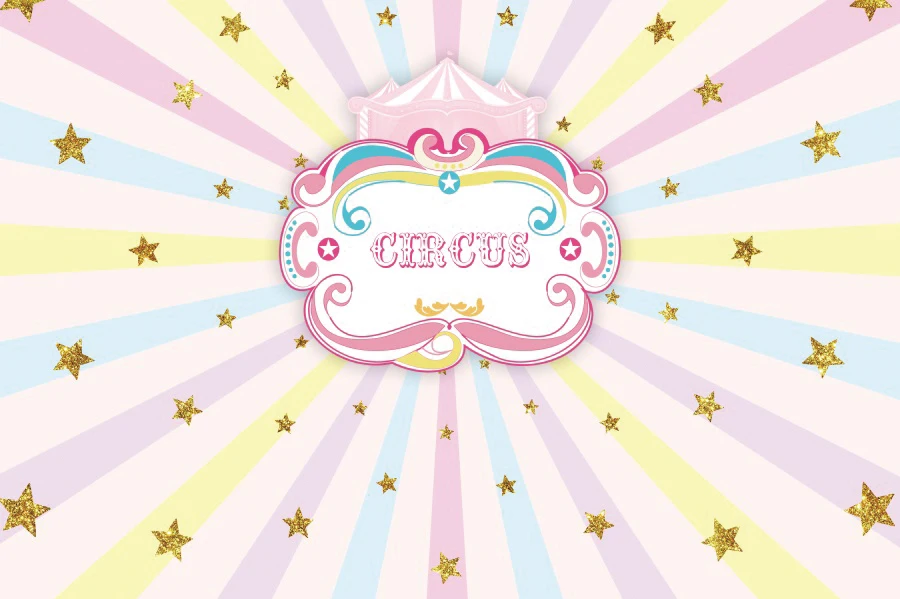 Laeacco-fondos de circo rosa para fiesta de cumpleaños de niños, fondos de fotografía para estudio fotográfico, accesorios personalizados
