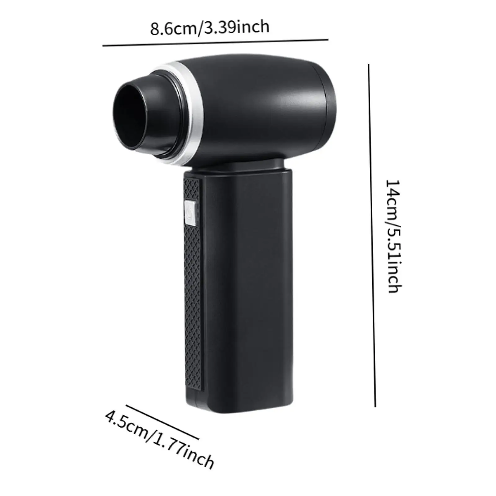 Handventilator Multifunctionele draagbare snelle compacte lichtgewicht luchtblazer voor laptop Auto Dierenhaardrogen Buitencomputer