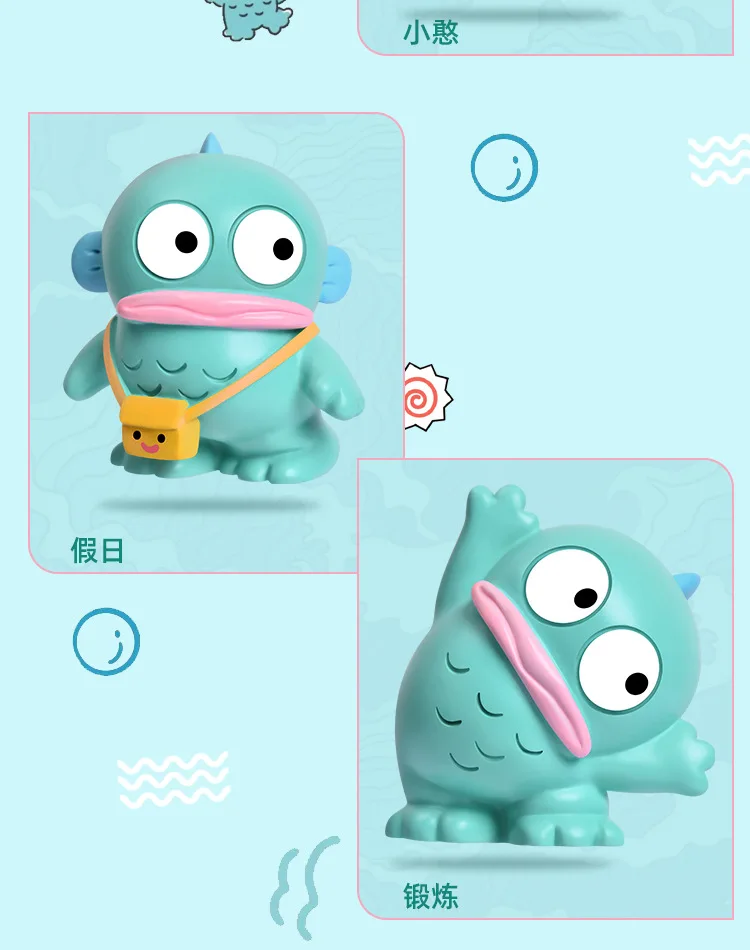 Hangyodon Niedliche Blind Box Meerjungfrau Großmaul-Fisch Anime-Figur Desktop-Dekoration Überraschungsgeschenk für Schüler Mystery Box Großhandel – Detail 13