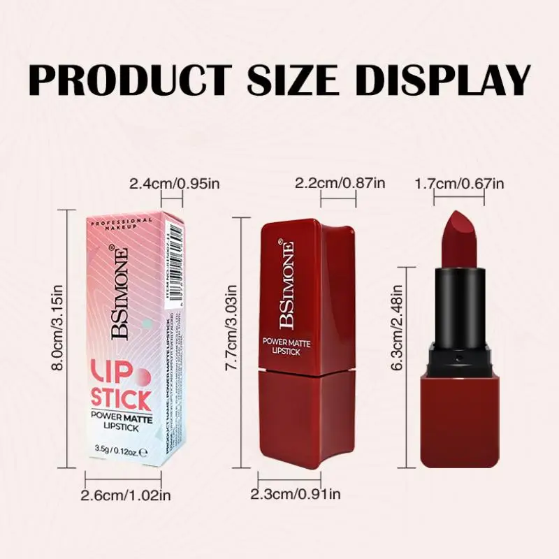 Lucidalabbra opaco in velluto - Trucco tinta labbra rosso impermeabile, idratante e a lunga durata, finitura opaca avanzata per tutti i tipi di pelle