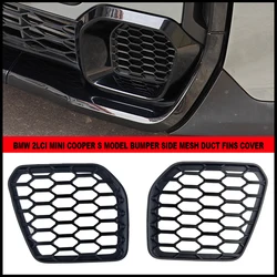 Racing Style New ABS Material Decorations Bumper Duct Fins Side Mesh For BMW Mini Cooper 2LCI Cooper S F55 F56 F57