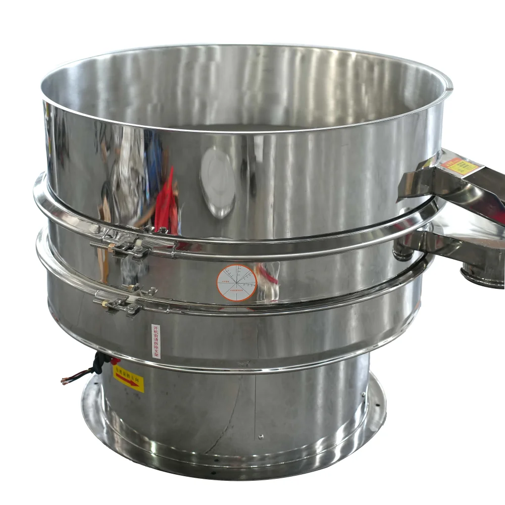 

China Supply Stainless Steel 304 Circular Rotary Vibrating Screen Vertical Vibrating Motor High Precision Sieving Sifter