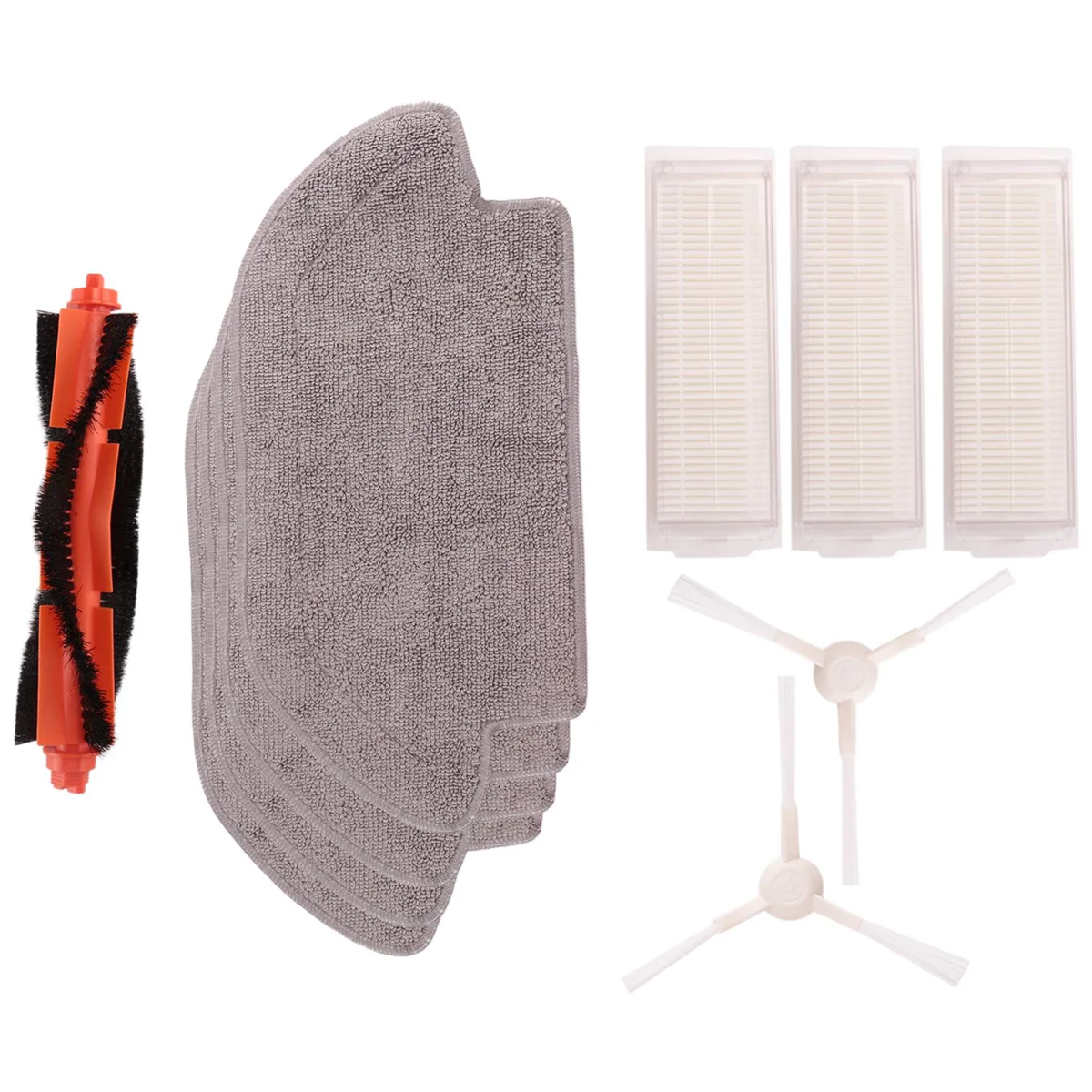 AA78 для Mi Robot Vacuum Mop Pro P Cleaning Robot, модель: STYTJ02YM, основная боковая щетка + фильтр Hepa + ткань для швабры