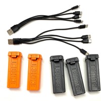 S156 Rc Drone Battery Parts 3.7V 1800mAh S156 X226 RC Quadcopter Batteries USB 4in1 Charger Cable Accessory