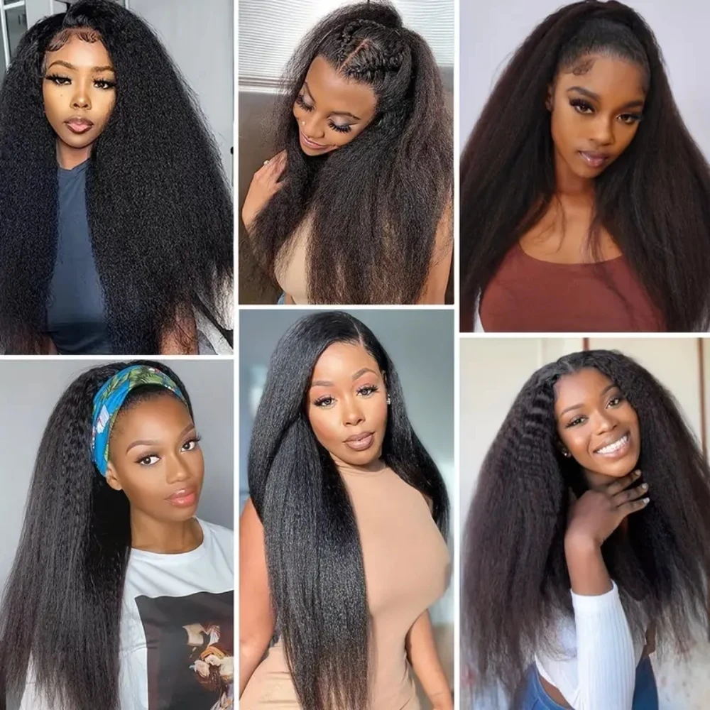 Kinky Straight Invisible Tape In 100% Human Hair Extensions