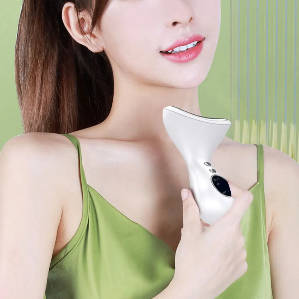 Neck Massager Current For Compress Beauty With Constant Beauty Instrument of Beauty Tone Vibration Hot Compress