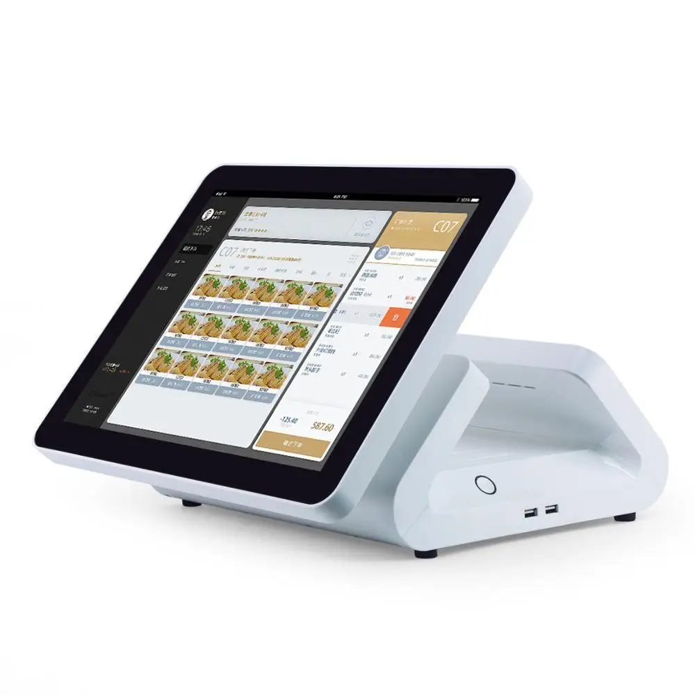 Stylish Table Touch POS 10 Points Capacitive Touch Epos POS Machine for Convenient Store Coffee Shop Ture Flat Screen