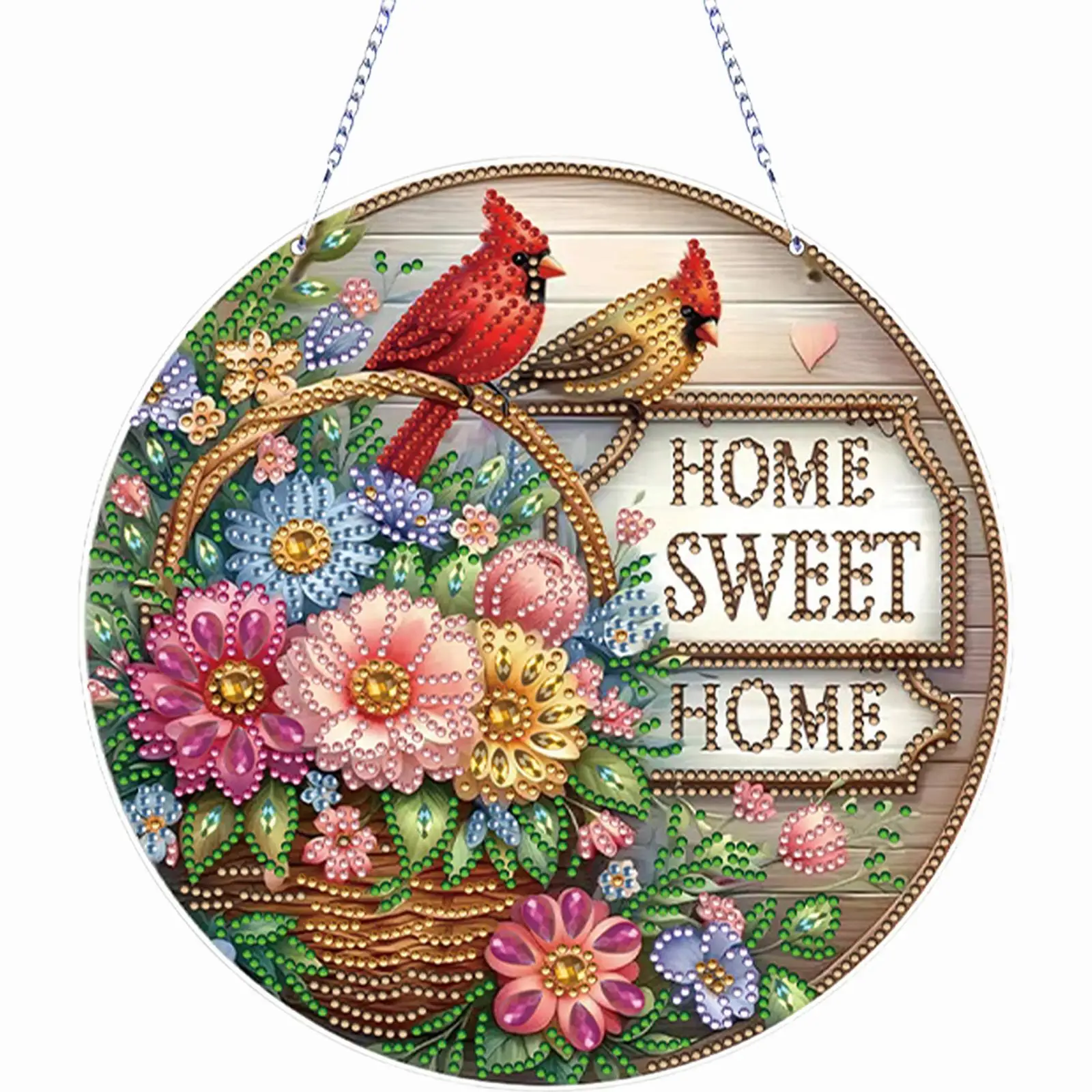 

Подвеска-картина 5D DIY с алмазной мозаикой на акриловых стразах для декора окон сада к Дню благодарения