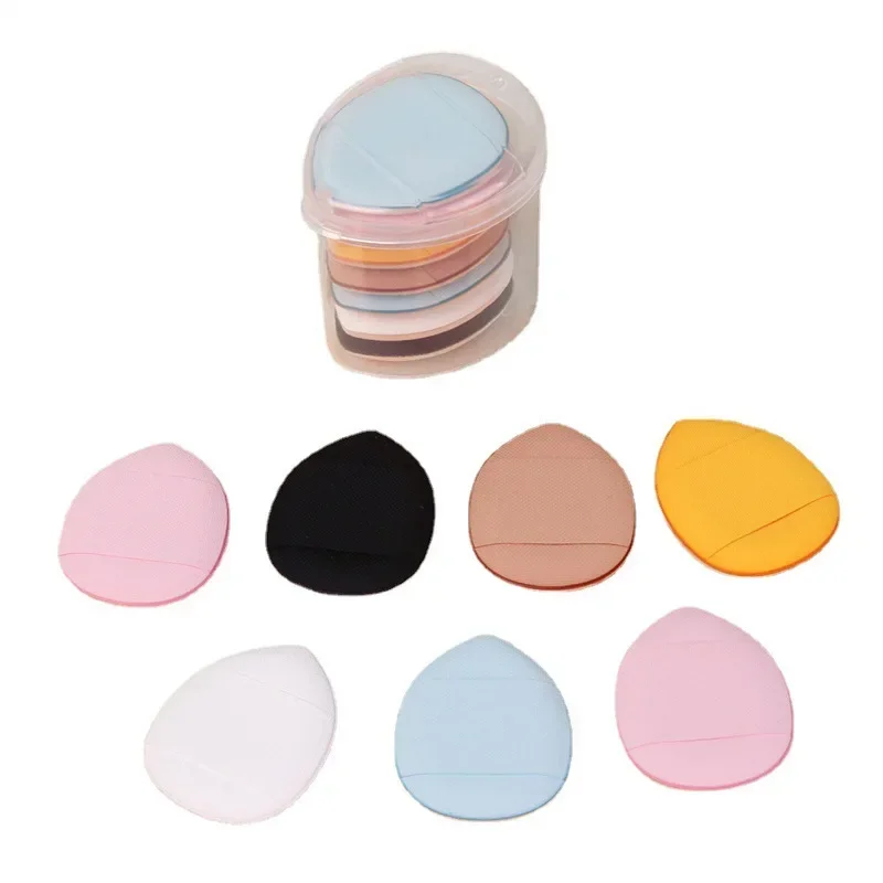 5/7pcs Mini Size Makeup Sponge Concealer Foundation Puff Air Cosmetic Cushion Sponge Finger Makeup Wet Dry BB Cream Applicator