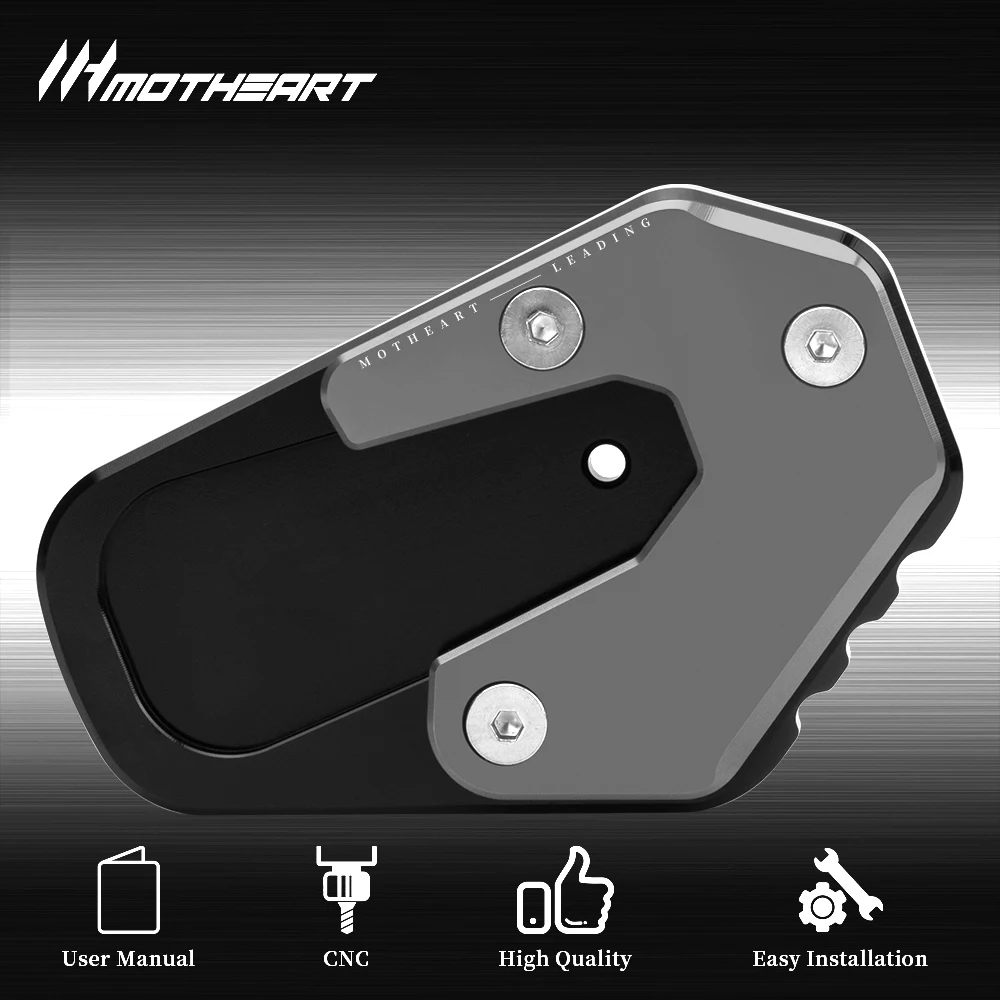 Motorcycle Kickstand Extension Pad For R1250R/R1250RS/R1200RT LC/R1200R LC/R1200RS LC CNC Aluminum Anti-Slip Kickstand Pad
