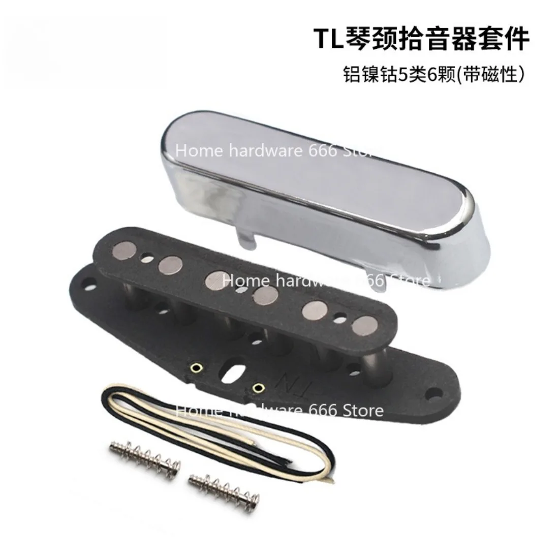 

Pickup Making Kit - TNFA5-CR V TL Neck Single Coil Copper Shell Pickup (S Pole)