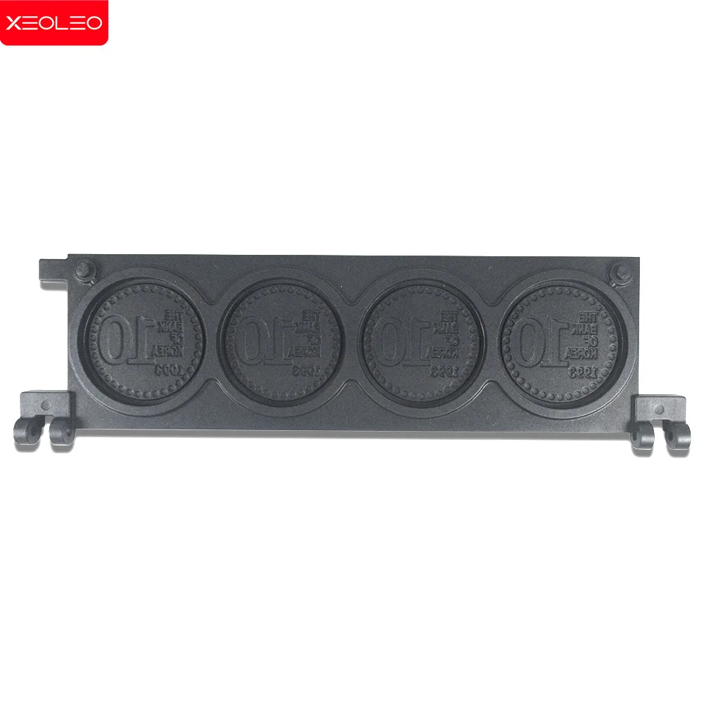 XEOLEO-Moule à Gaufres en Or pour Pièces de Monnaie, Accessoire Coréen, 4 Pièces