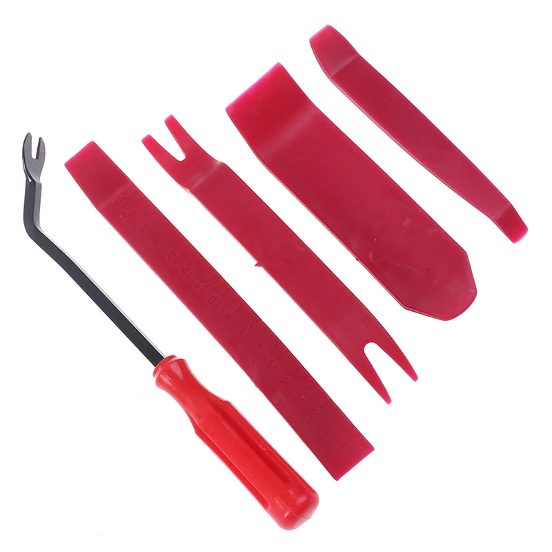 

5Pc/set Door Panel Car Trim Removal Tool Kit Clip Plastic Fastener Remover