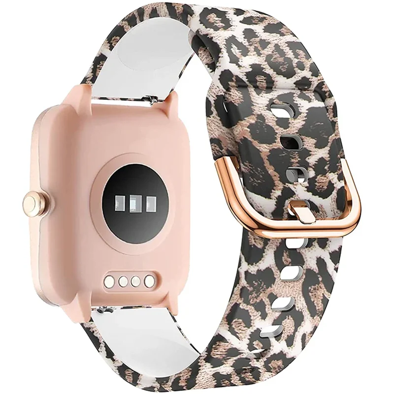 Silicone Band For Amazfit GTS 3 2 2e 4 Mini/GTR 4/3/Pro/2/2e 42/47mm stratos 2/3 Printing Bracelet Amazfit Bip 3 20mm 22mm Strap