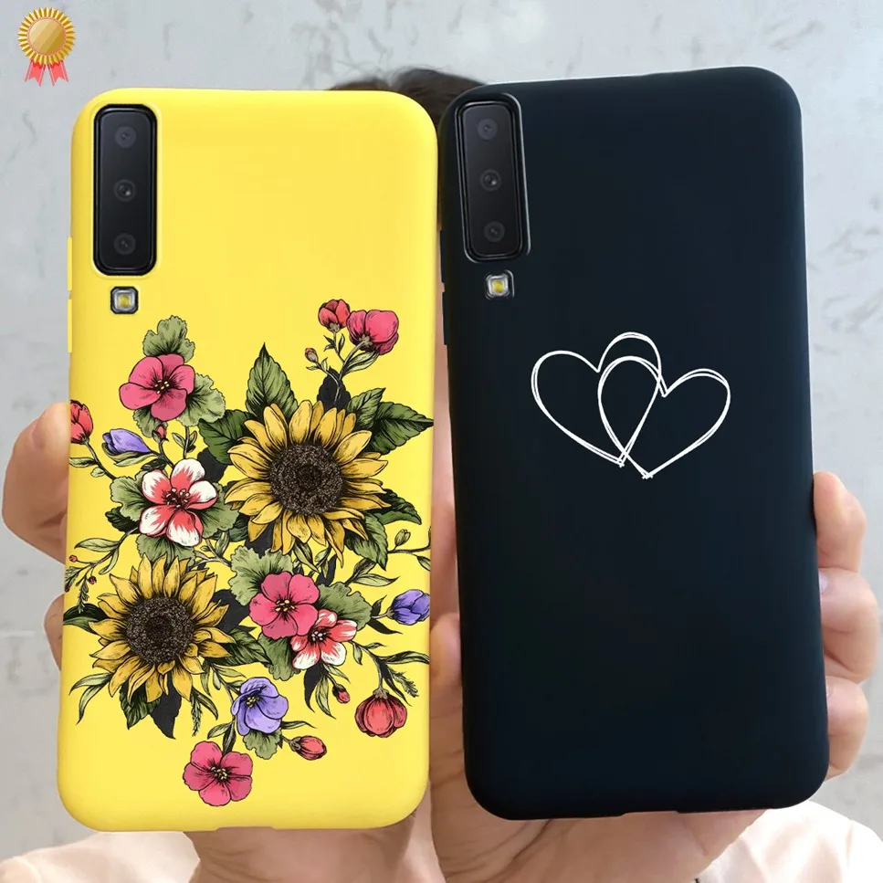 For Samsung Galaxy A7 2018 Case A750 A750F A 750F 3D Girl Soft TPU Silicone Back Cases For Samsung Galaxy A 7 2018 Funda Cover