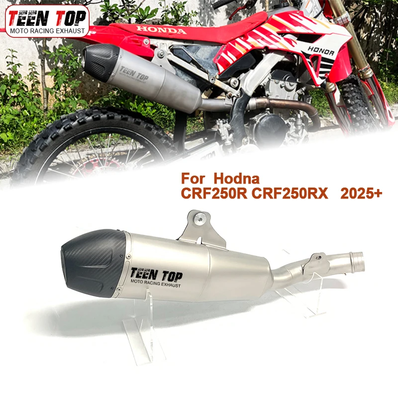 High Performance Slip-on Exhaust For HONDA CRF250R CRF250RX Exhaust Muffler 2025+ CRF 250R Exhaust Tailpipe Dirt Bike Silencieux