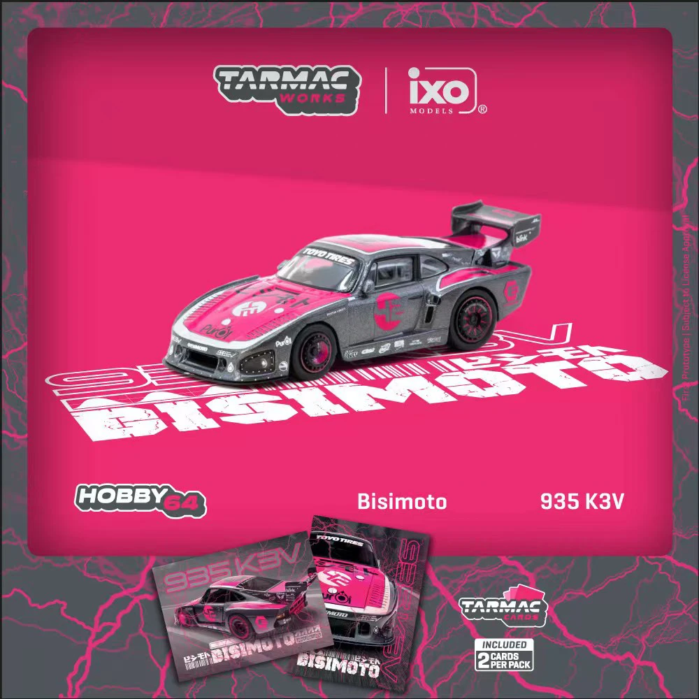 PreSale TW 1:64 Bisimoto 935 K3V Diecast Car Model Collection Miniature Toy Tarmac Works