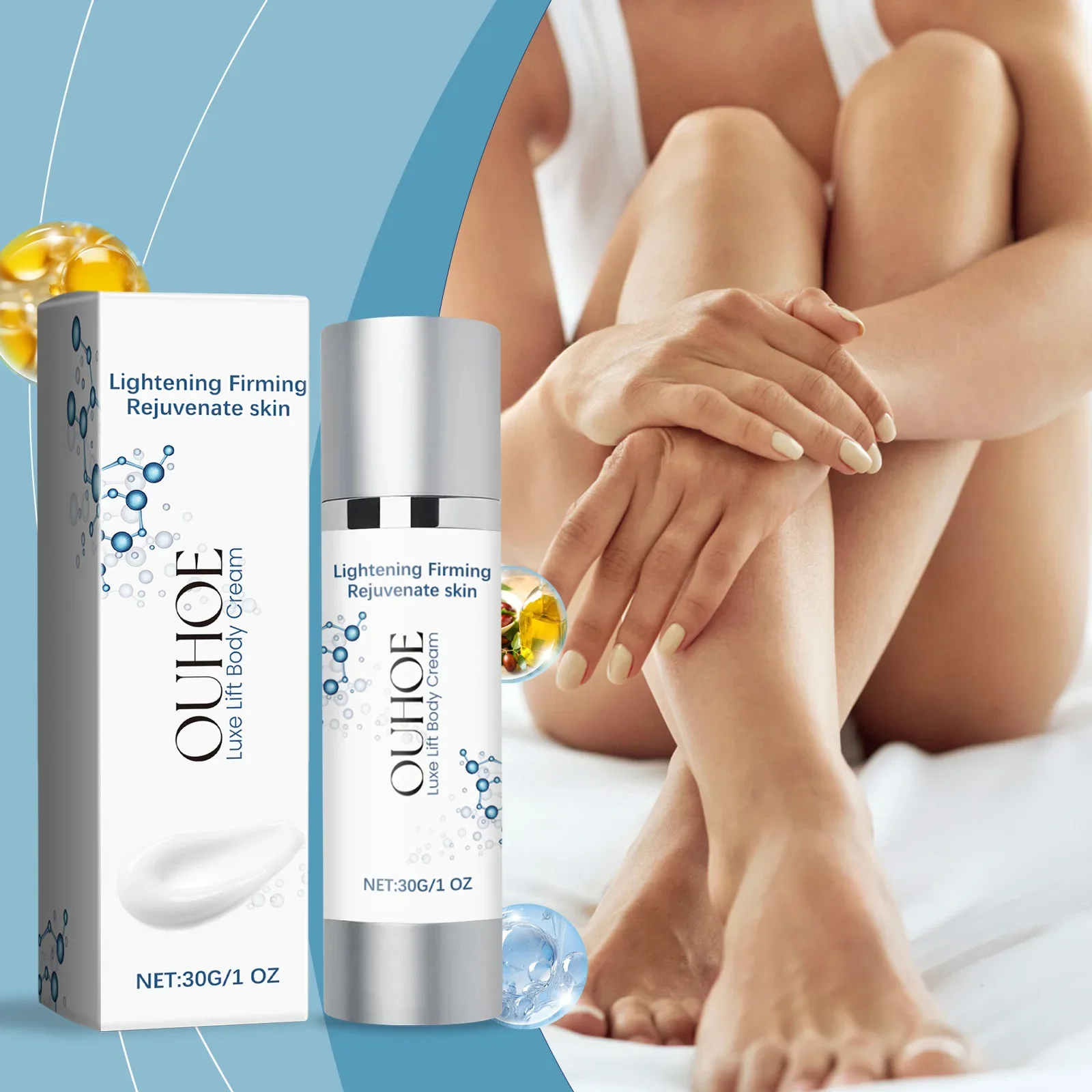 

OUHOE Moisturizing Cream Gently Nourishing and Translucent Repairing Skin Hydrating Refreshing Oil Control and Non-sticky Cream