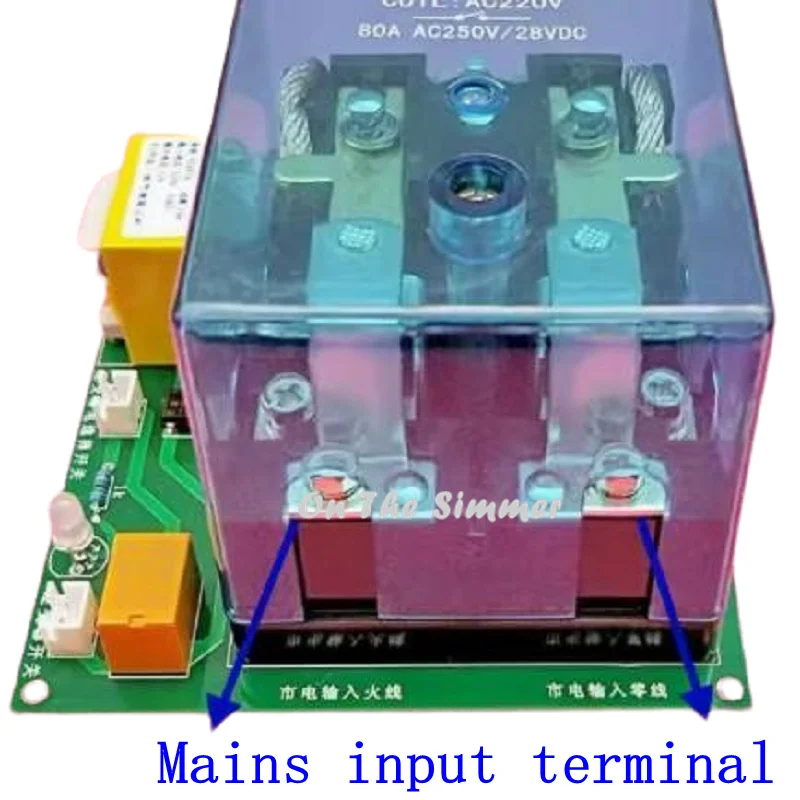 Imagem -03 - Inversor Automático do Interruptor de Alta Potência Ups 220v 120a 80a