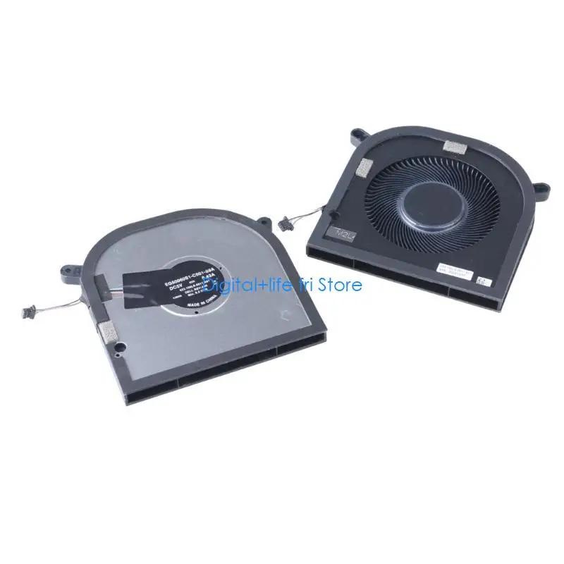

E06D CPU GPU Fan Laptops Cooling Fan DC5V 4Pin Radiators for 17 9700 9710