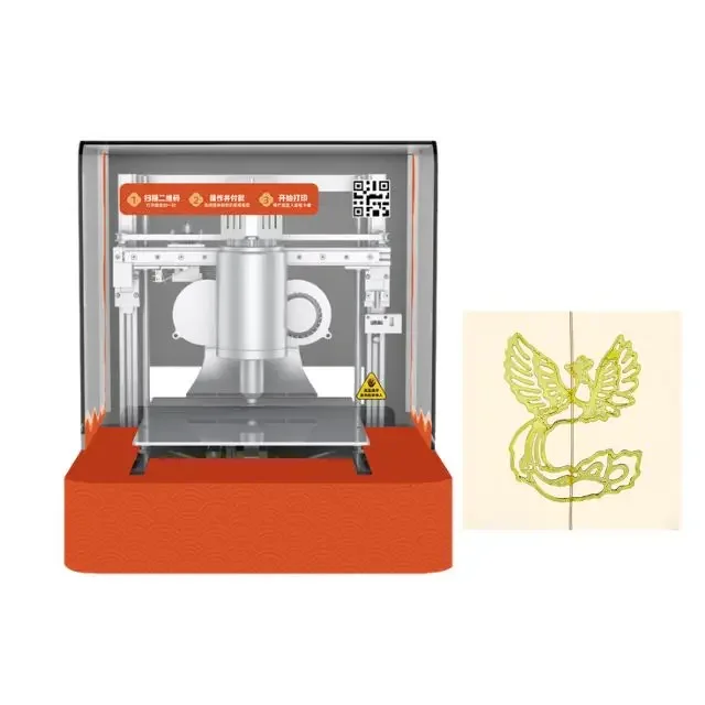 Máquina automática portátil inteligente con IA para pintar caramelos, máquina de impresión 3D de alimentos, máquina para pintar con maltosa para puestos