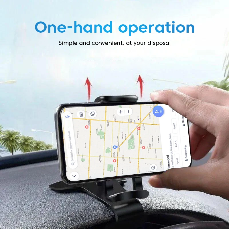 Universal 360° Rotatable Car Phone Holder Dashboard Grip Stand For Auto Cell Phone Holder for iPhone Samsung Xiaomi Huawei Redmi