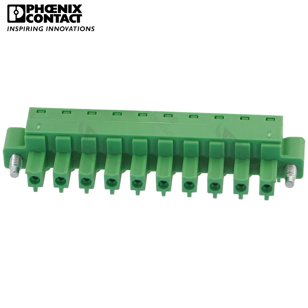 5,08 mm originele echte Phoenix Contact Connector PCB inplugbaar PLUG-IN klemmenblok 10-pins MC 1.5 STF 5.08 1847437   8A 320V