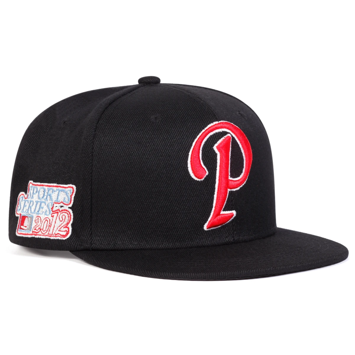 Unisex P Letter Embroidery Hip-hop Hats Fashion Spring Autumn Outdoor Adjustable Casual Baseball Caps Sunscreen Hat