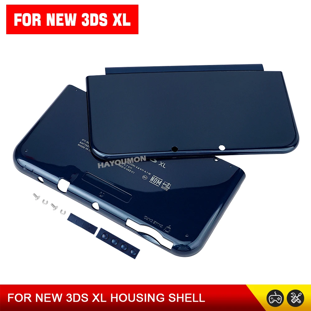 Blaue Farbe für NEW 3DS XL Ober- und Untergehäuse A&E Ersatz-Frontplatte für NEW 3DS XL Gaming-Konsole Zubehör – Detail 6