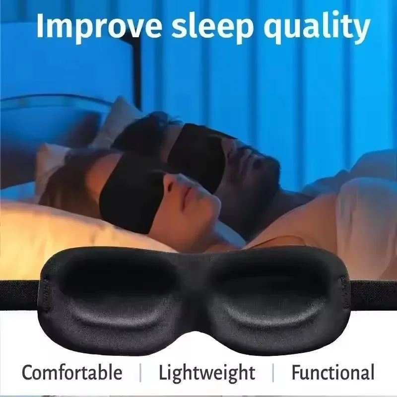 Super Soft 3D Sleeping Mask - Soft and comfortable eye mask, suitable for both men and women for travel and home use